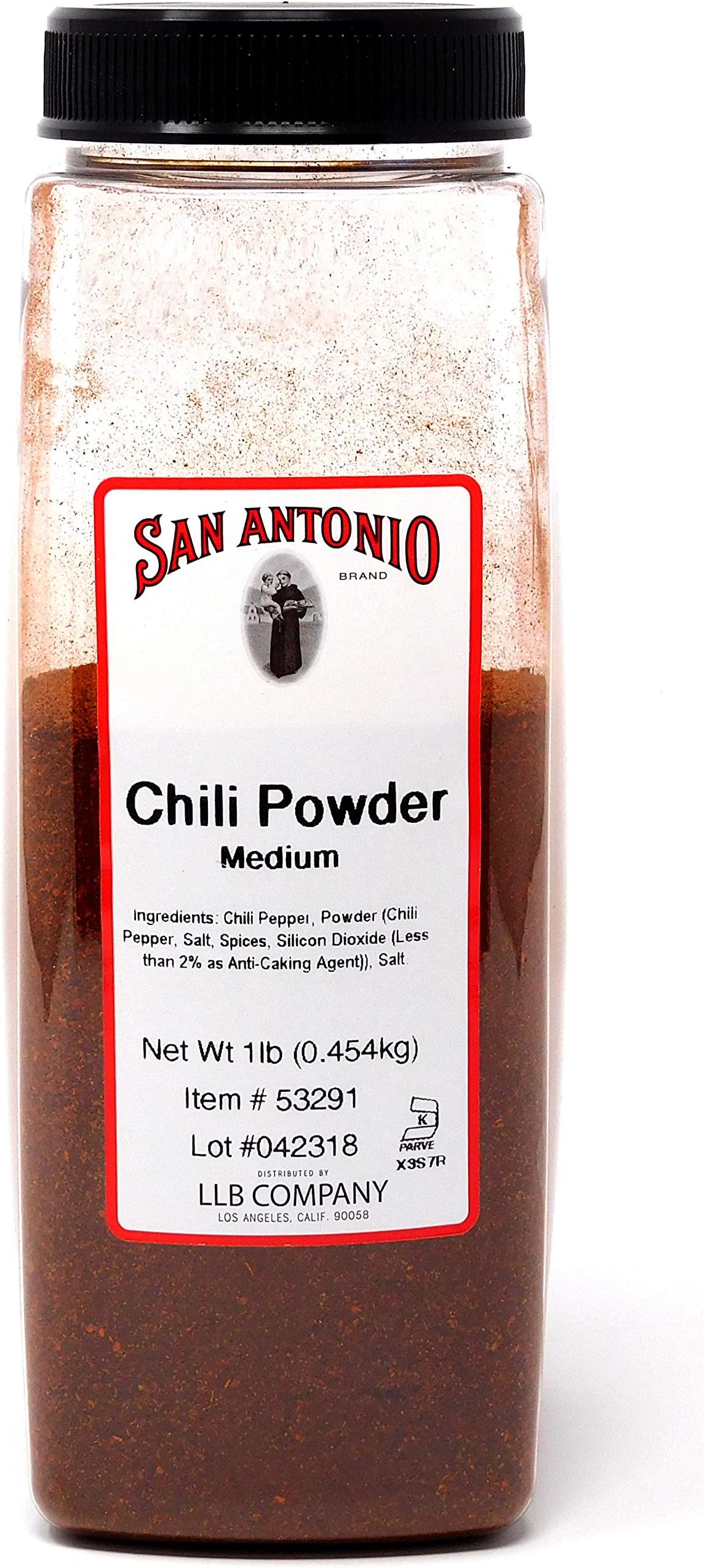 16 Ounce Premium Dark Chili Powder Seasoning Mix, Medium Heat, Original Traditional Blend (Bulk Size)