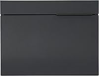 Vista 2 de Vsons Buzón de diseño moderno, buzón de pared Vsons Design Mitch B (aluminio negro con recubrimiento en polvo) (negro)