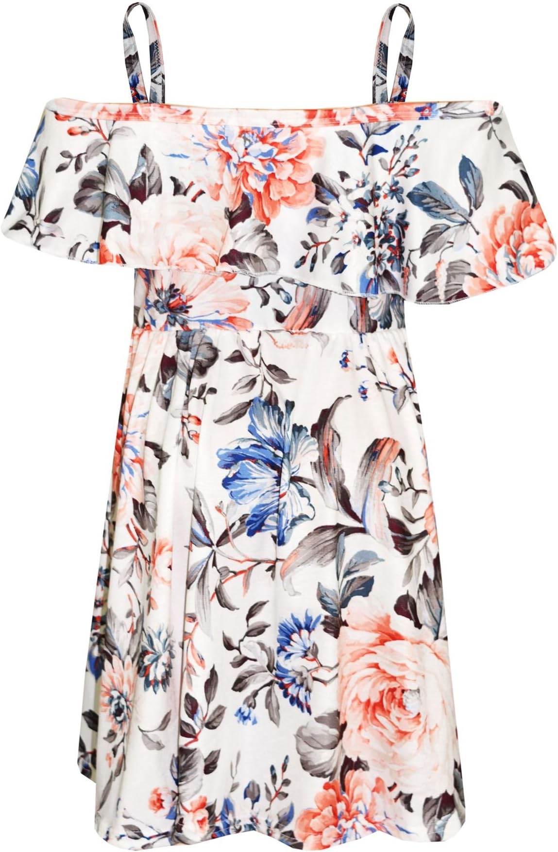 A2Z 4 KidsGirls Skater Dress Kids Cool Graffiti Print Summer Party Fashion Off Shoulder Dresses New Age 7 8 9 10 11 12 13 Years