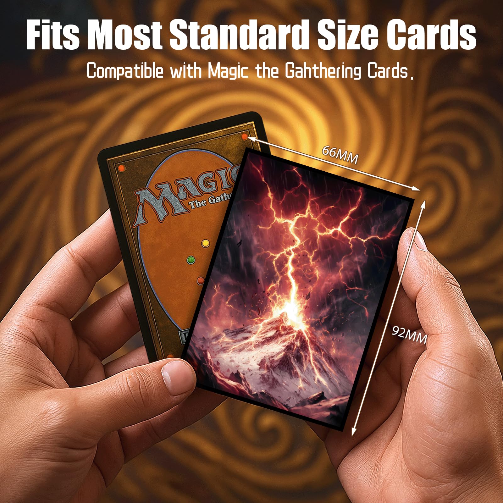 Amazon.com: MTG Card Sleeves - Burst Lightning Bolt