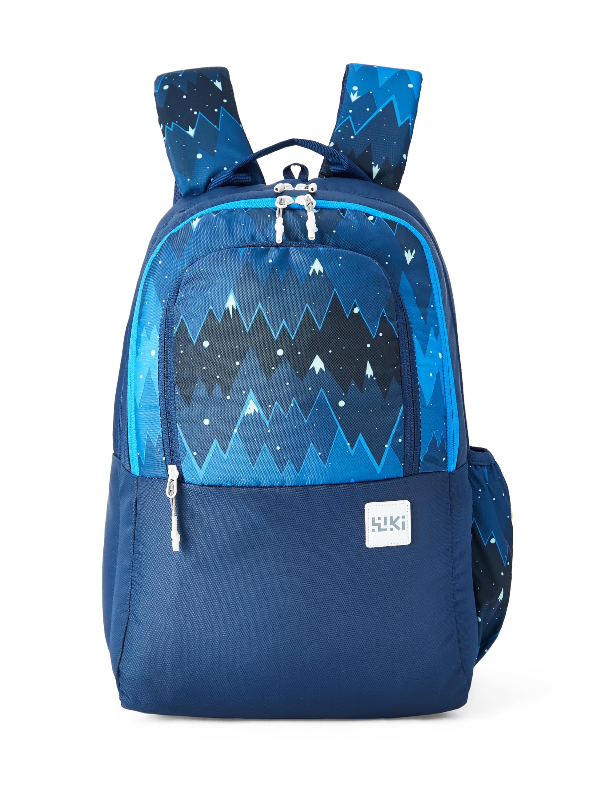 wildcraft Wiki 2 32L Laptop Backpack for Men & Women | Fits 15.6 inch Laptop | Padded Shoulder Straps, Multi Compartments, Anti-Theft Zippers | School & College Bag | Ombre Pattern Navy-picture-22