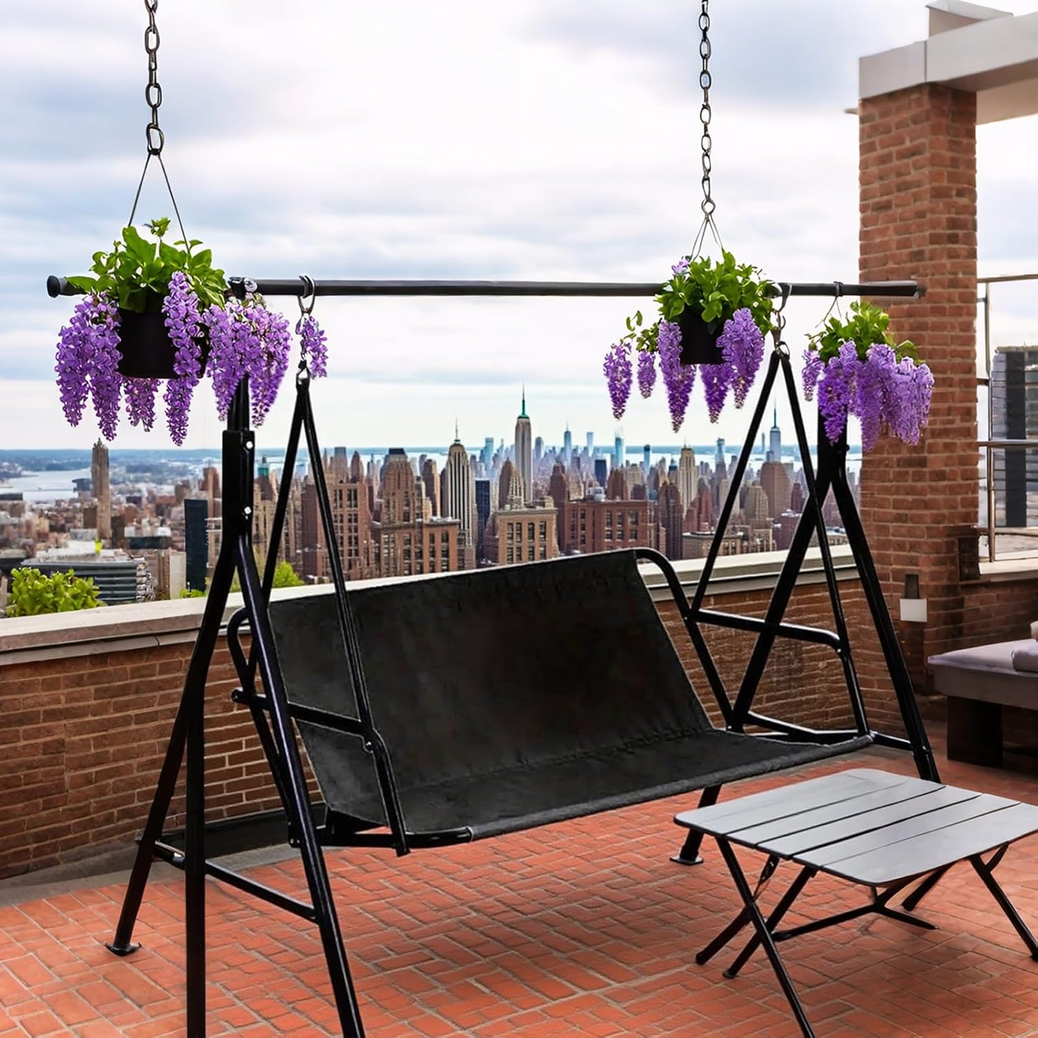 Porch Swing Replacement Seat,900D Thickened Oxford Waterproof Replacement Fabric for Outdoor Garden Swing 2/3 Seater Chair(Gray,58.27 x 39.37in)