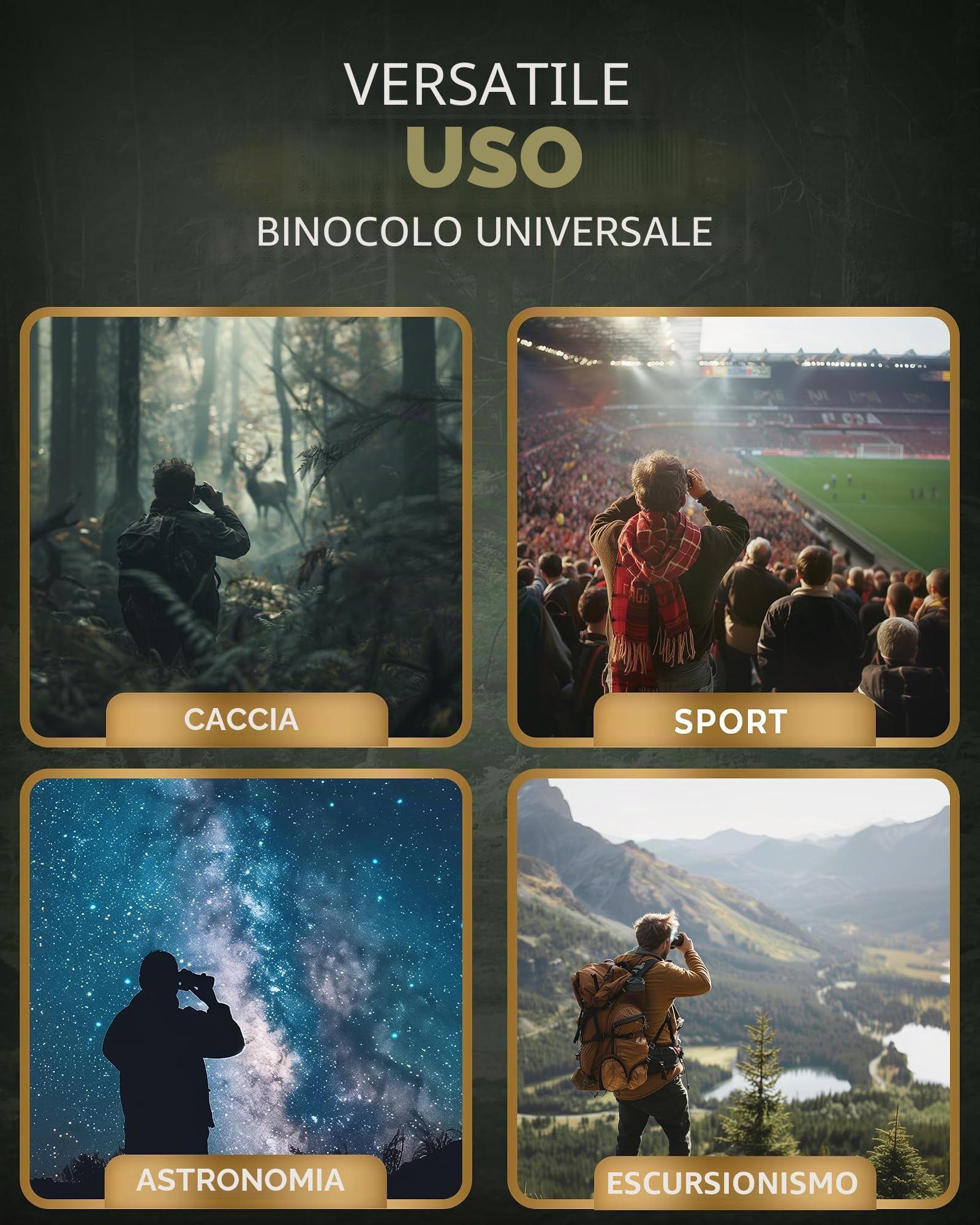 Binocolo 12 x 42, [Vincitore del test] binocolo in magnesio con riempimento nitrogeno e impermeabile, per adulti, Prisma HD BAK4 + obiettivo FMC, adatto anche per portatori di occhiali