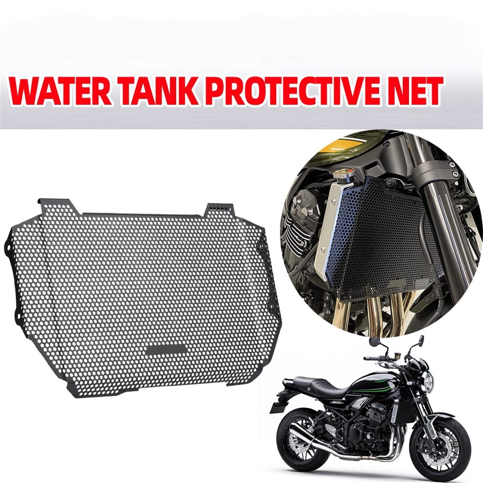 Z900 Accessories Kawasaki Z900RS Radiator Guard CNC Aluminum