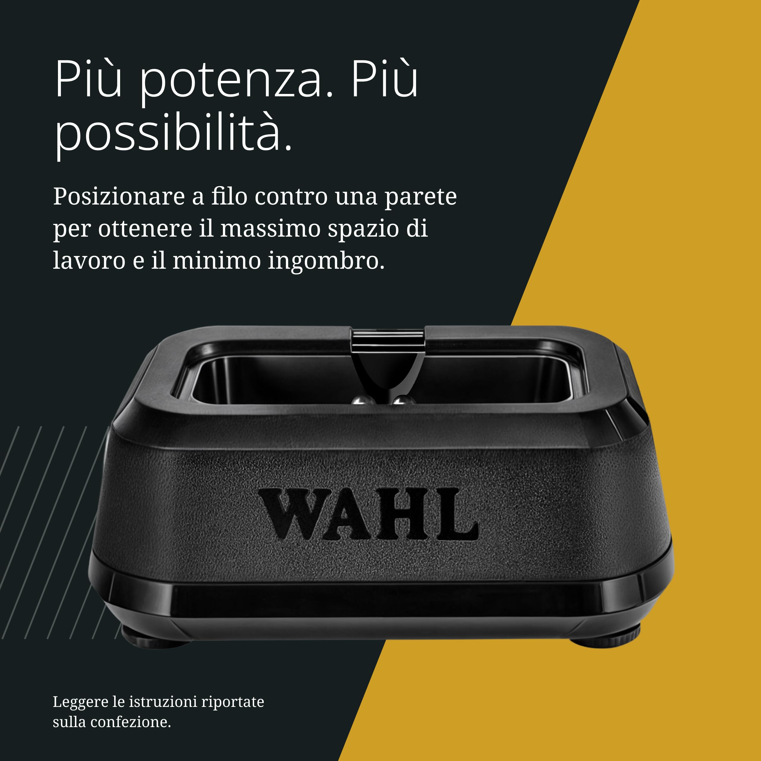 Wahl Power Station, Caricatore USB per Utensili Wahl e Dispositivi USB-C | Caricatore USB per Utensili Wahl 5 Star e Dispositivi USB-C, Ricarica fino a Tre Utensili, Sei Inserti Personalizzabili