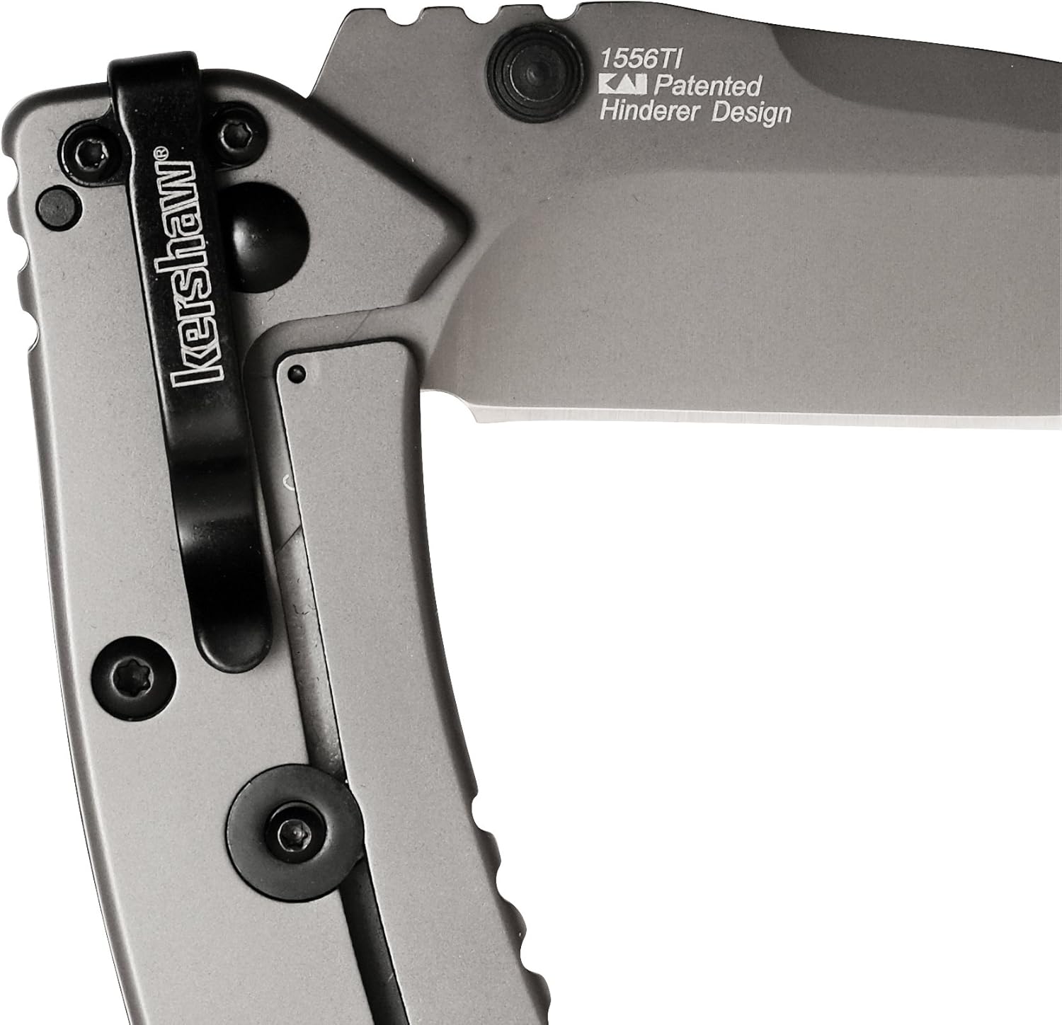 Kershaw Cryo II Pocket Knife (1556TI); 3.25 In. 8Cr13MoV Titanium Carbo-Nitride Coated Blade; 410 Handle, SpeedSafe Assisted, Flipper, Frame Lock, Lockbar Stabilizer, 4-Position Pocketclip; 5.5 oz : Everything Else
