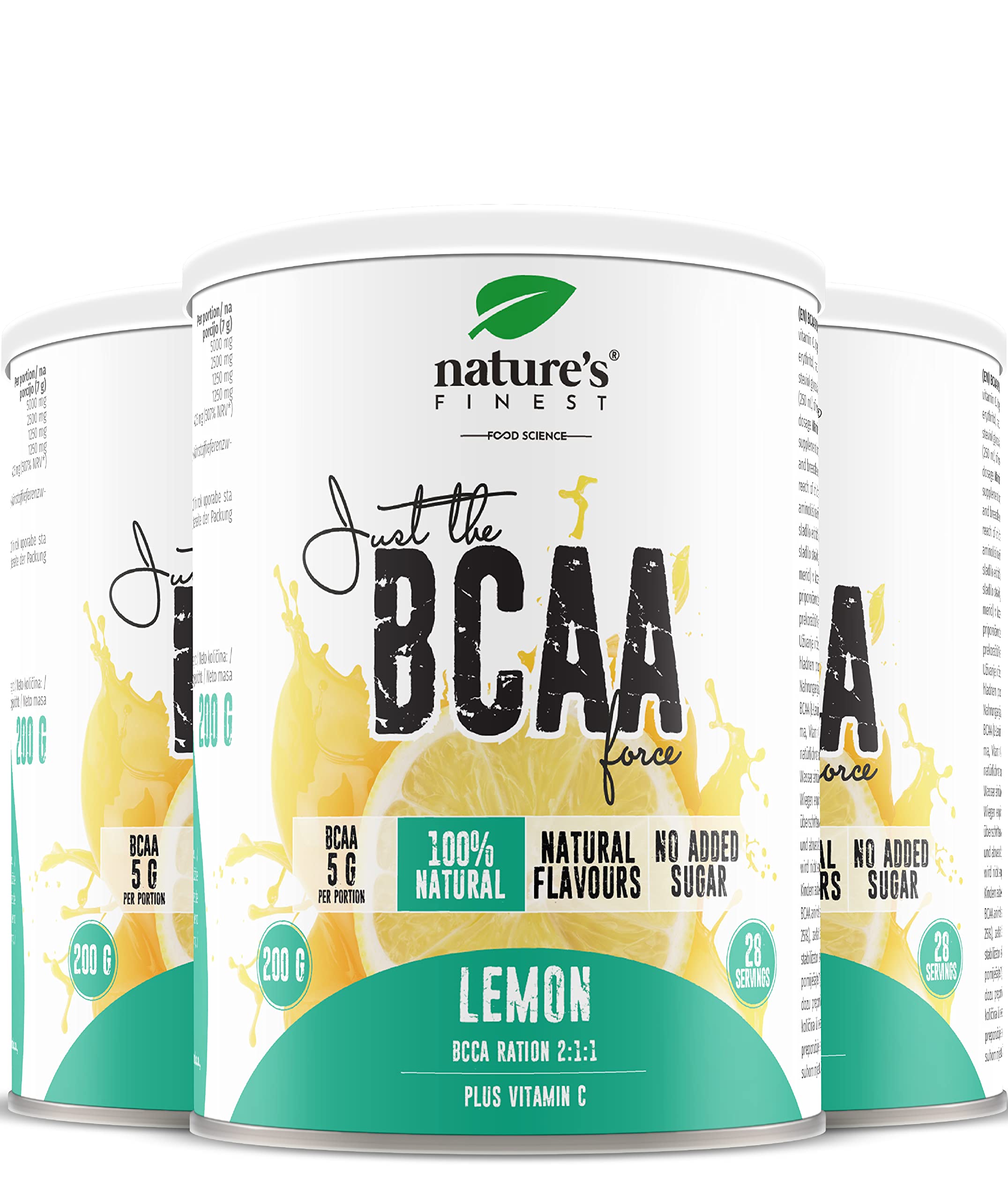 Nature's Finest BCAA Power Drink, Trinkpulver 1000 g (5er Pack)