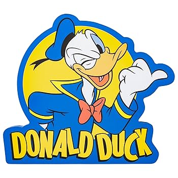 ドナルドダックとデイジーダック 手描きスケッチ　カリフォルニアディズニー ドナルドダックとデイジーダック 手描きスケッチ カリフォルニア