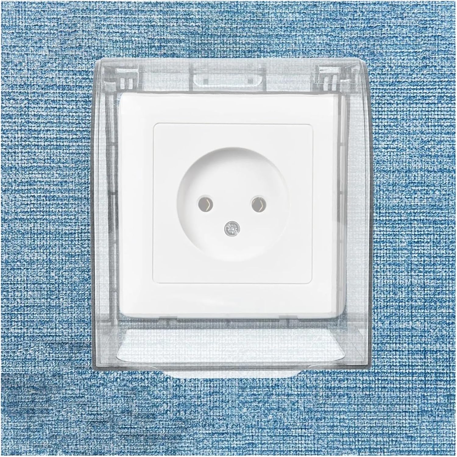 4 Pcs Waterproof Socket Cover 86 Type Outlet Protector Abs Electric Plug Covers Outdoor Rainproof Wall Switch Caps Durable(Black)