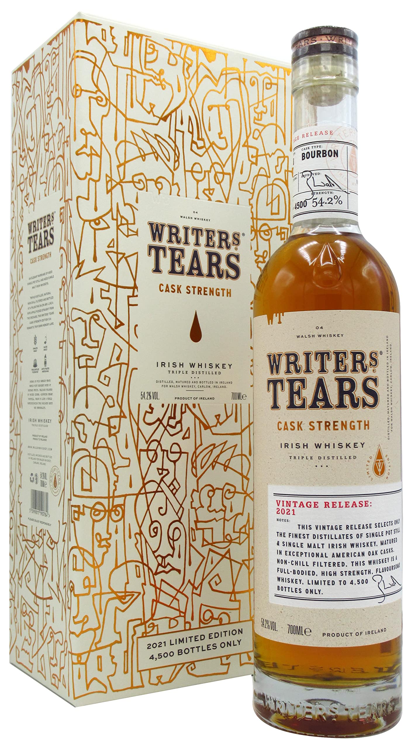 Writers Tears - Cask Strength 2021 Limited Edition Irish -