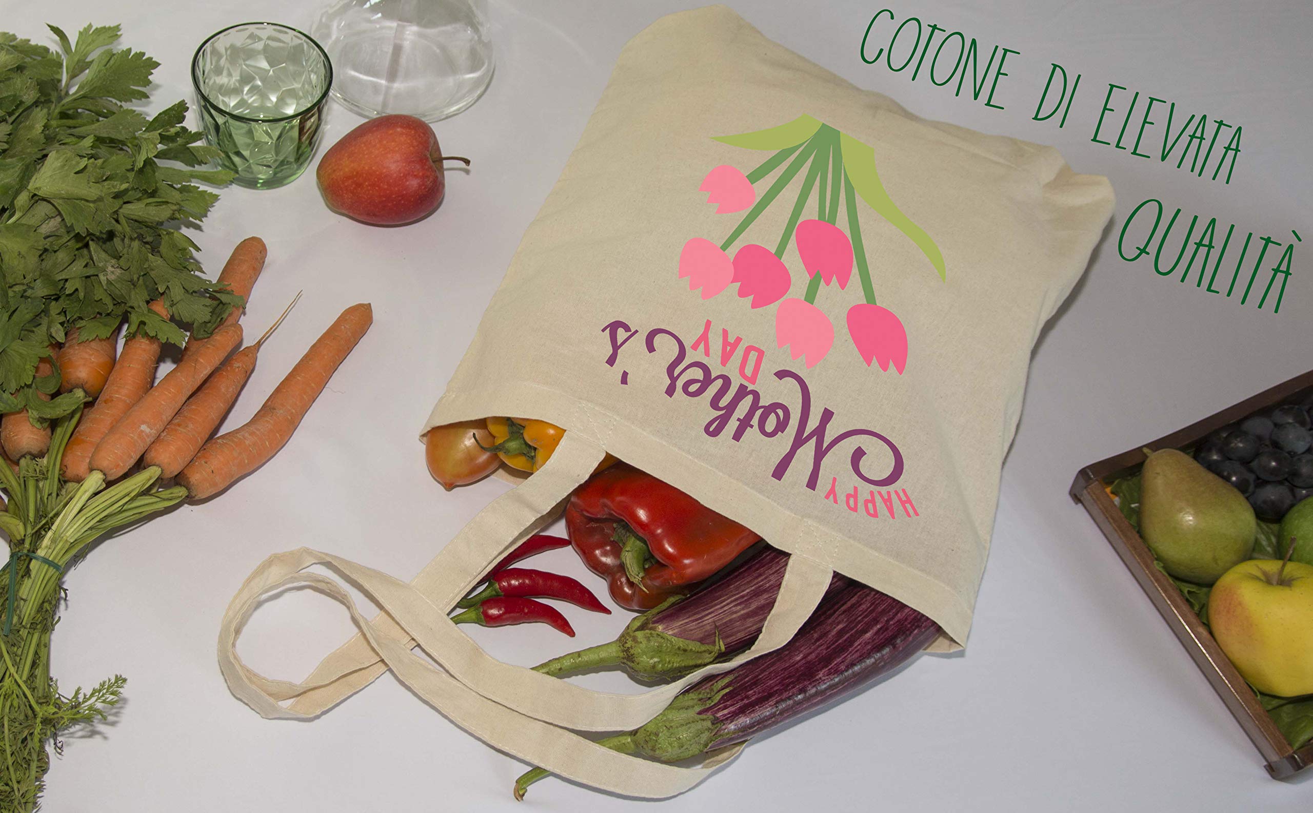My Custom Style Bolsas Shopper Algodón Modelos y Colores Surtidos. — view 2