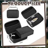 Vista 2 de Funda rígida de EVA con espuma personalizable de 7.1 x 4.7 x 3.1 pulgadas, funda protectora de transporte de EVA a prueba de golpes para exteriores