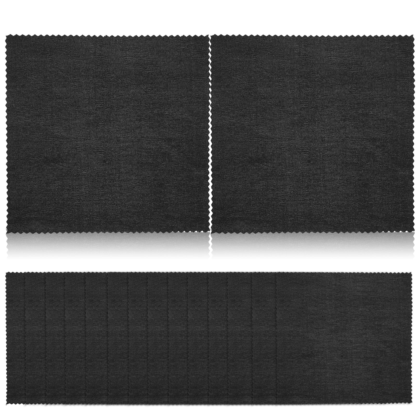 Beavorty 4 Juegos Gafas De Tela Para Anteojos De Pantalla De Computadora Lentes Limpiadores Toallita Para Gafas Limpiador De Gafas Black Fibra Extrafina 100 Uds * 4