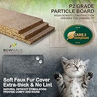 Vista 6 de Árbol alto para gatos grandes o gatitos de interior, árbol de actividades para gatos de varios niveles con postes rascadores, hamaca, condominio