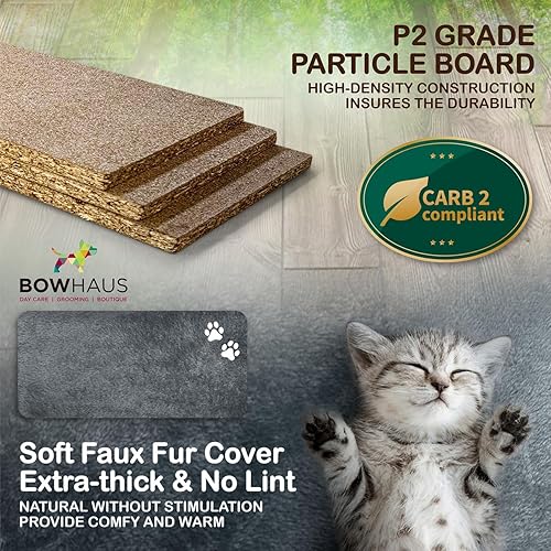 Miniatura 6 de Árbol alto para gatos grandes o gatitos de interior, árbol de actividades para gatos de varios niveles con postes rascadores, hamaca, condominio en