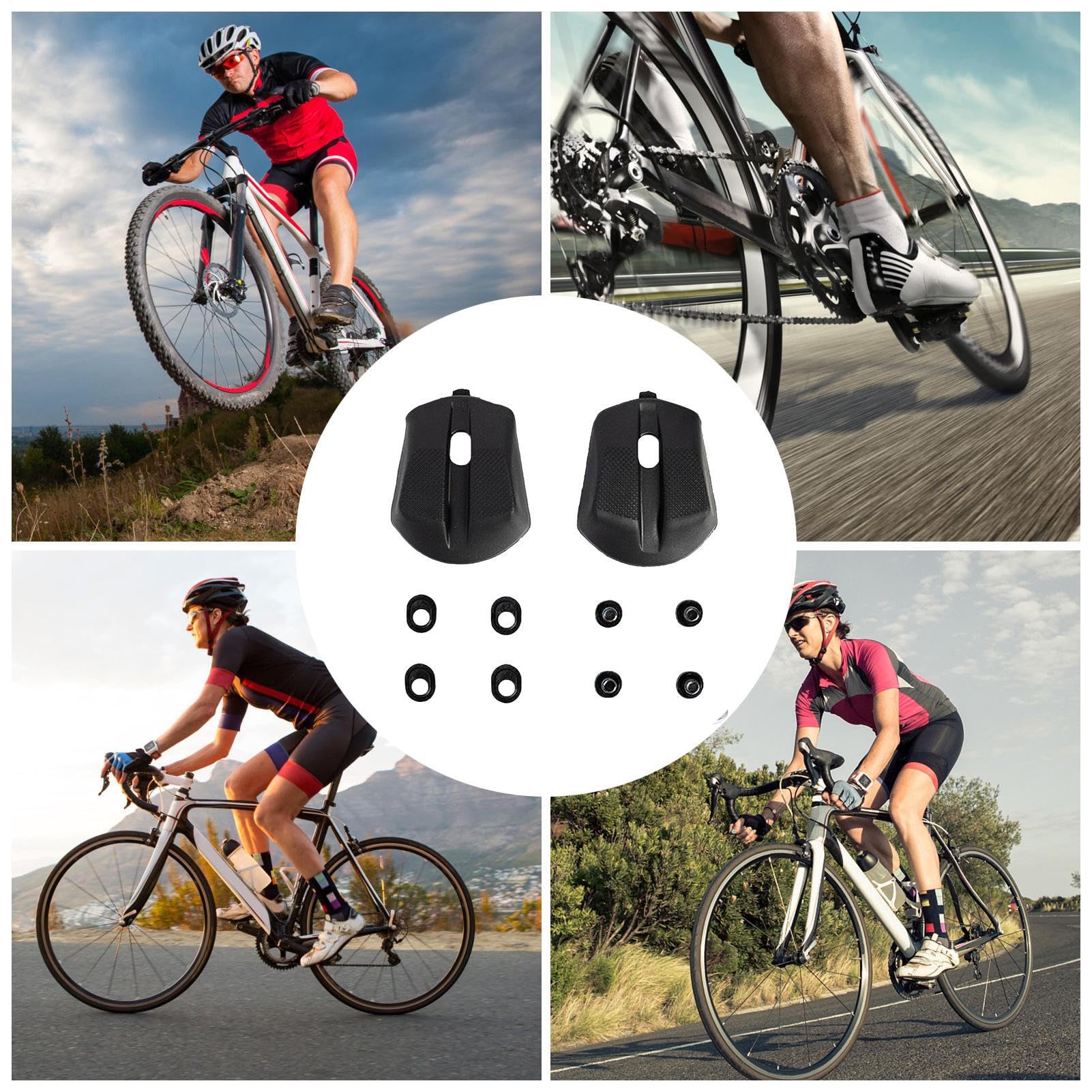 Talonera | Reemplazo Del Talón Para Zapatos De Bicicleta De Carretera,Refuerzo Antideslizante Resistente Para Reparación | Para Entrenamiento Reparación De Paseos En Casa Ciclismo Interior