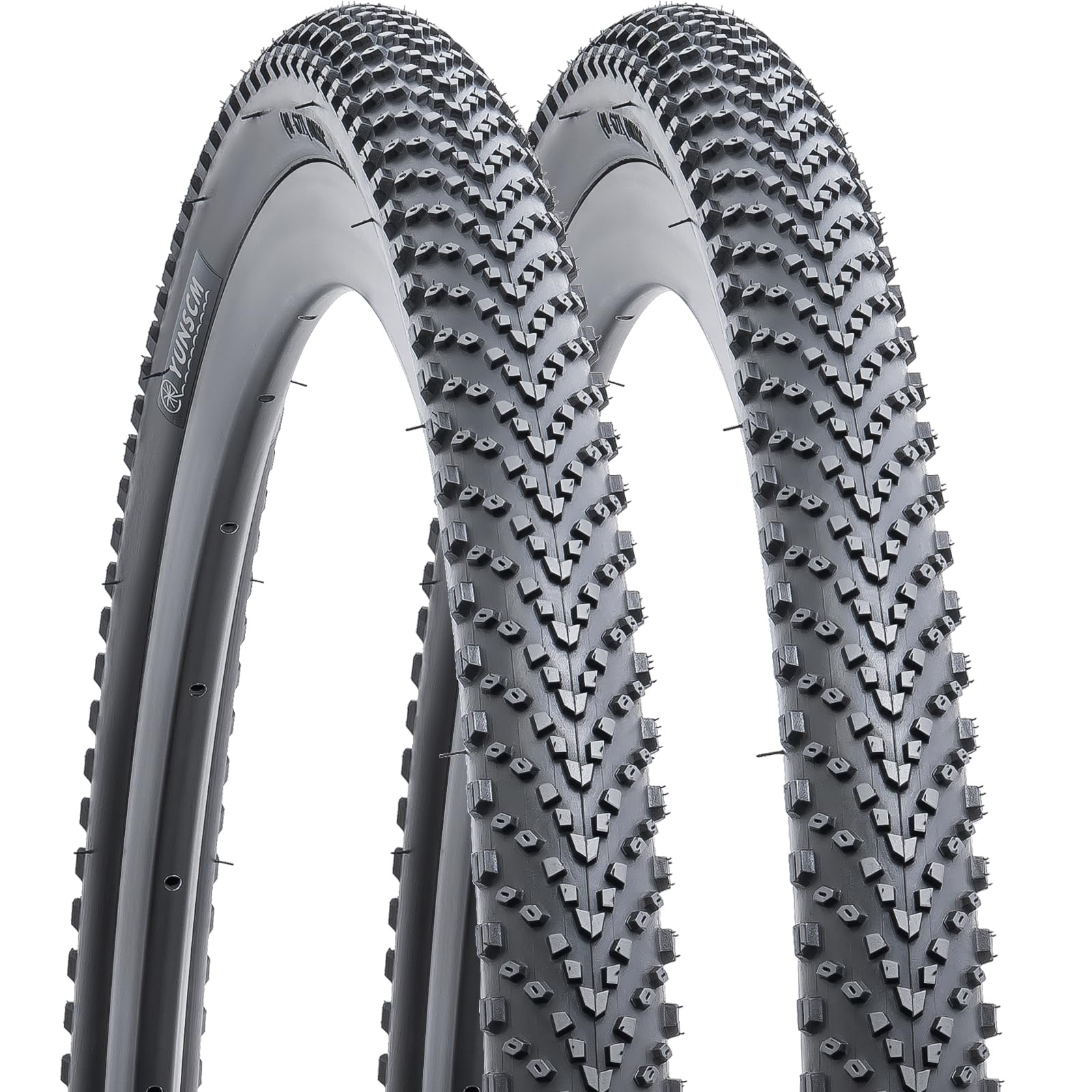 YunSCM 2 pneumatici per bicicletta in nylon 60TPI antiforatura, 28", 700 x 35C, 28 x 1,40, rivestimento 35-622, compatibili con città, strada, sci di fondo, mountain bike, 700 x 33C, 35C, 36C, 37C
