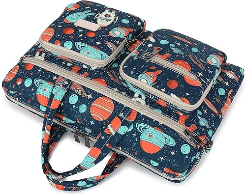 Miniatura 6 de Ezrelia Bolsa de hombro para laptop de 15-15.6 pulgadas, para MacBook Pro 16, HP Lenovo Dell 14 pulgadas impermeable bolsa de mensajero funda