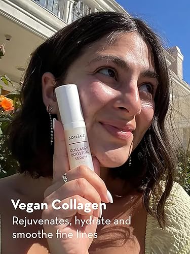 Miniatura 9 de Sonage Suero de colágeno para la cara  Suero relleno con colágeno vegano a base de plantas  Suero de colágeno natural antienvejecimiento para cara y