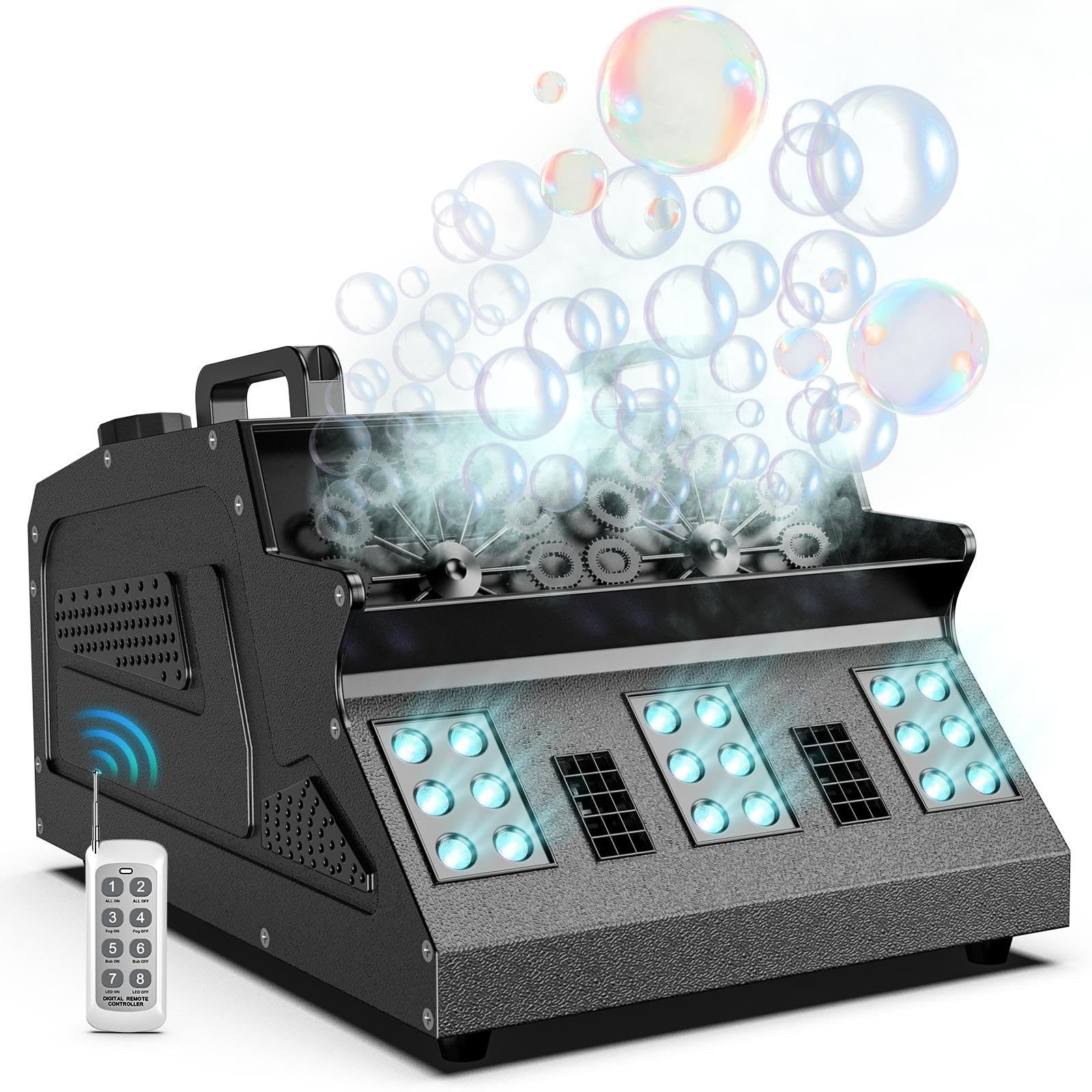 Machine à Fumée et à Bulles 1500W avec Télécommande