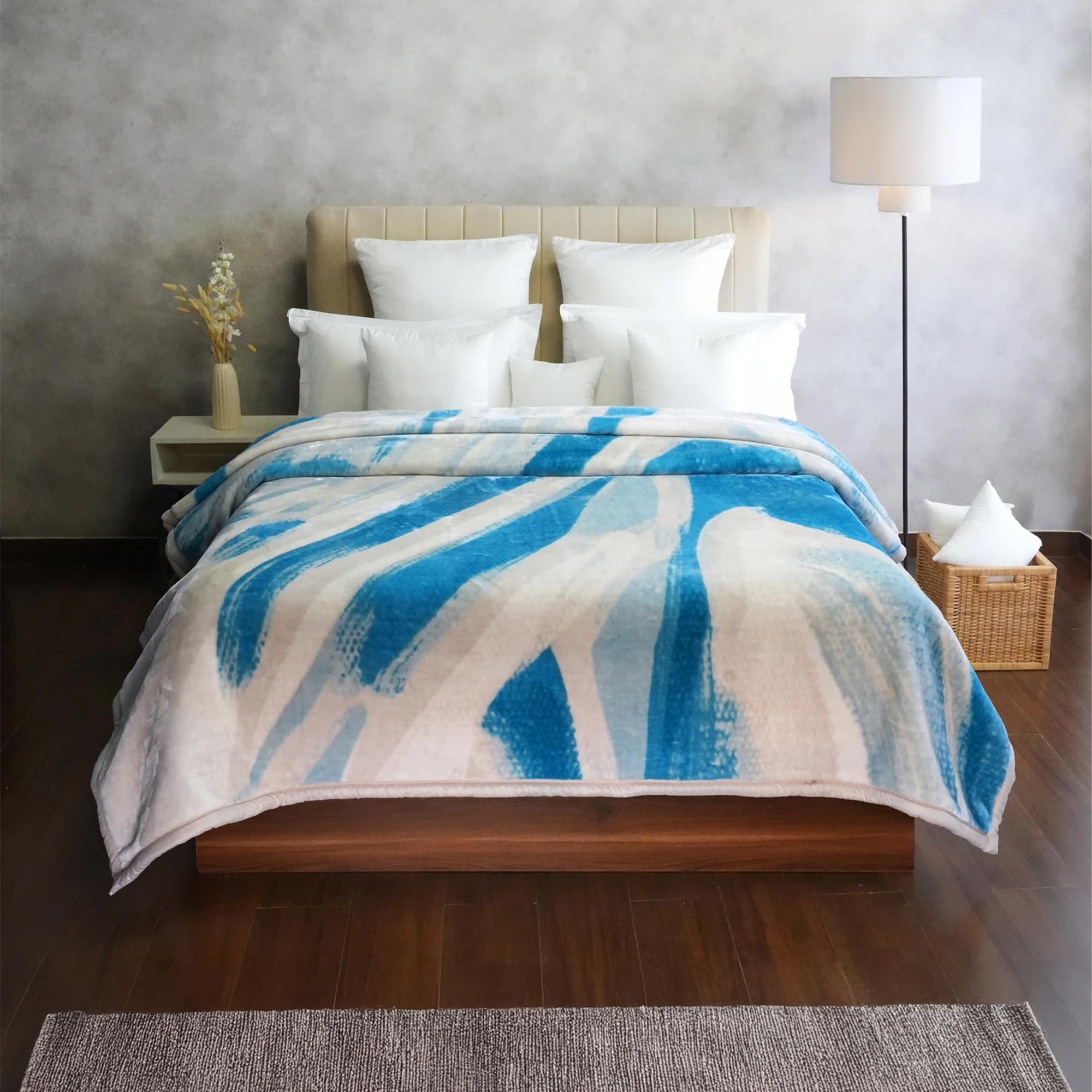 MYTRIDENT Mink Blanket - Super Soft & Cozy Double Bed -24