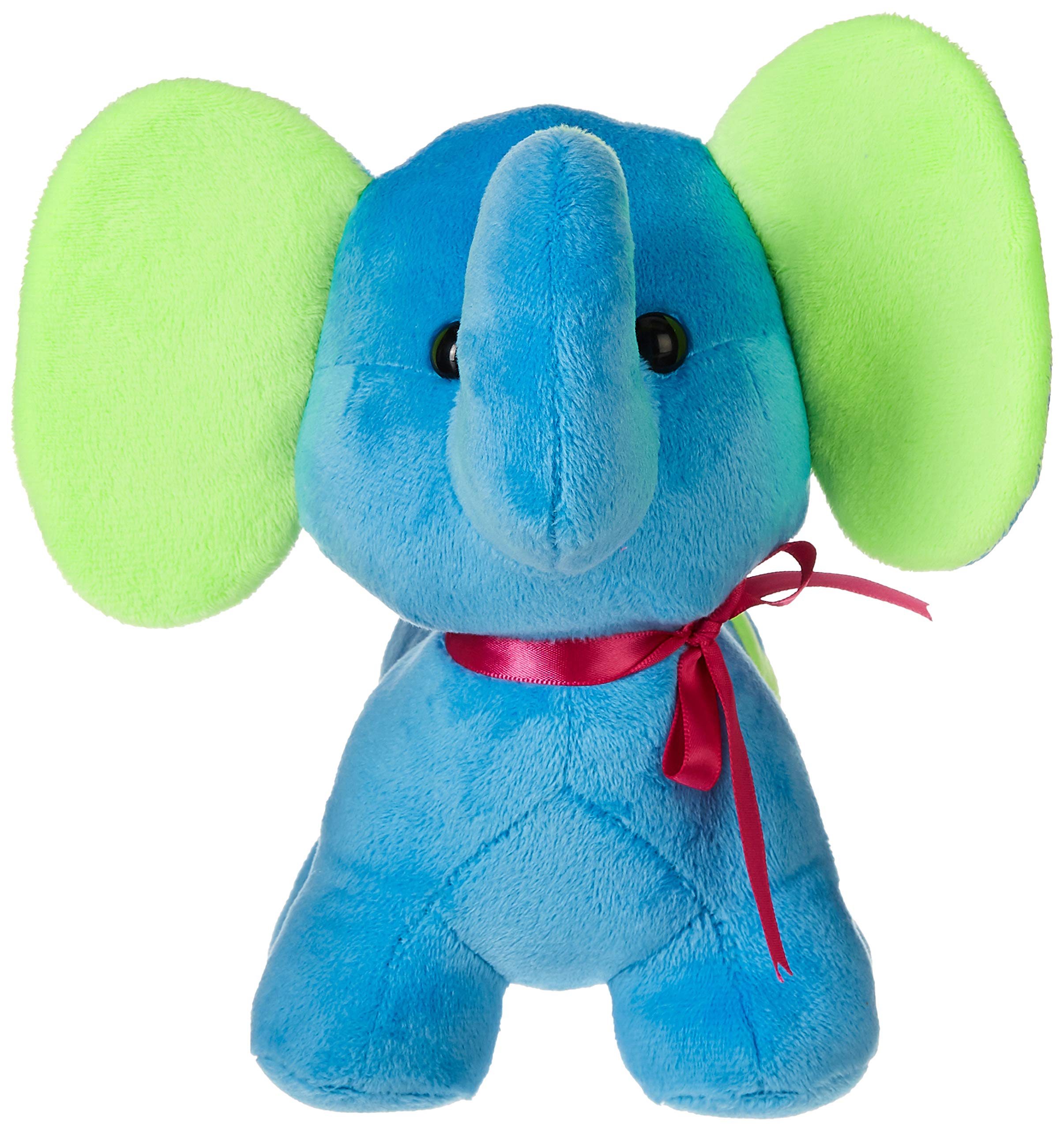 Amazon Brand - Jam & Honey Elephant Figure (20 Cm, Blue)