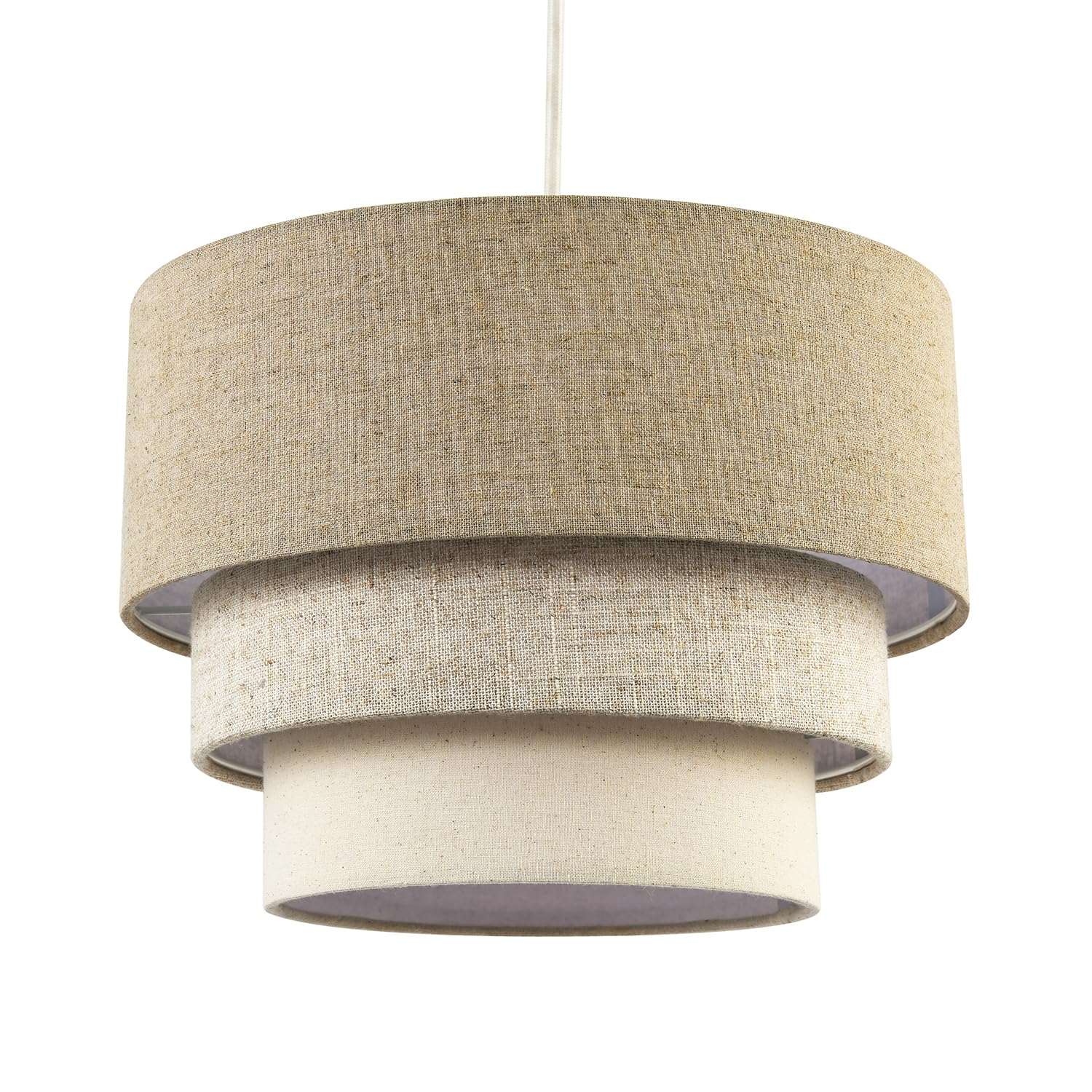 Happy Homewares Pendant Shade - Cream - 30cm