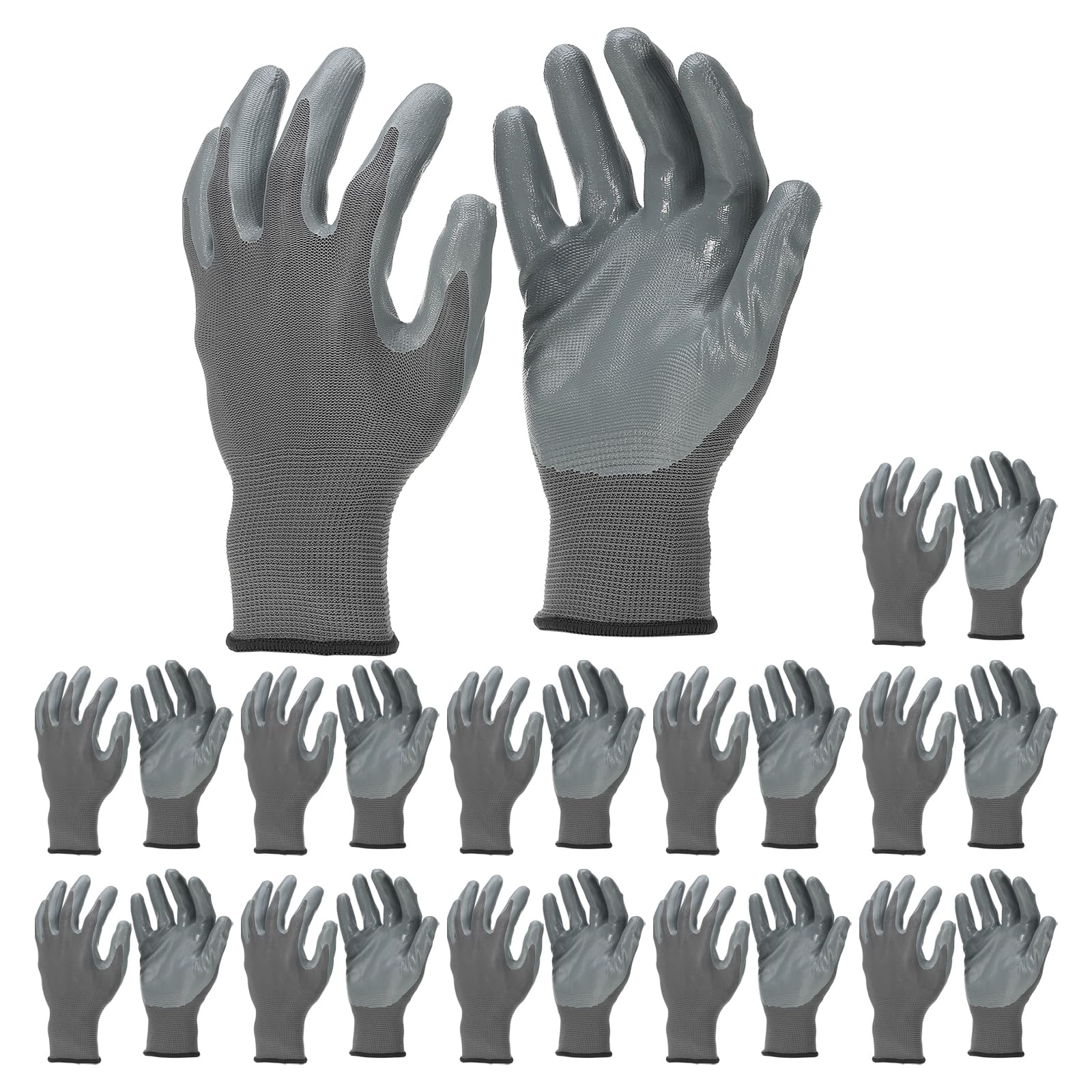 PATIKIL Safety Work Gloves Nitrile Coated