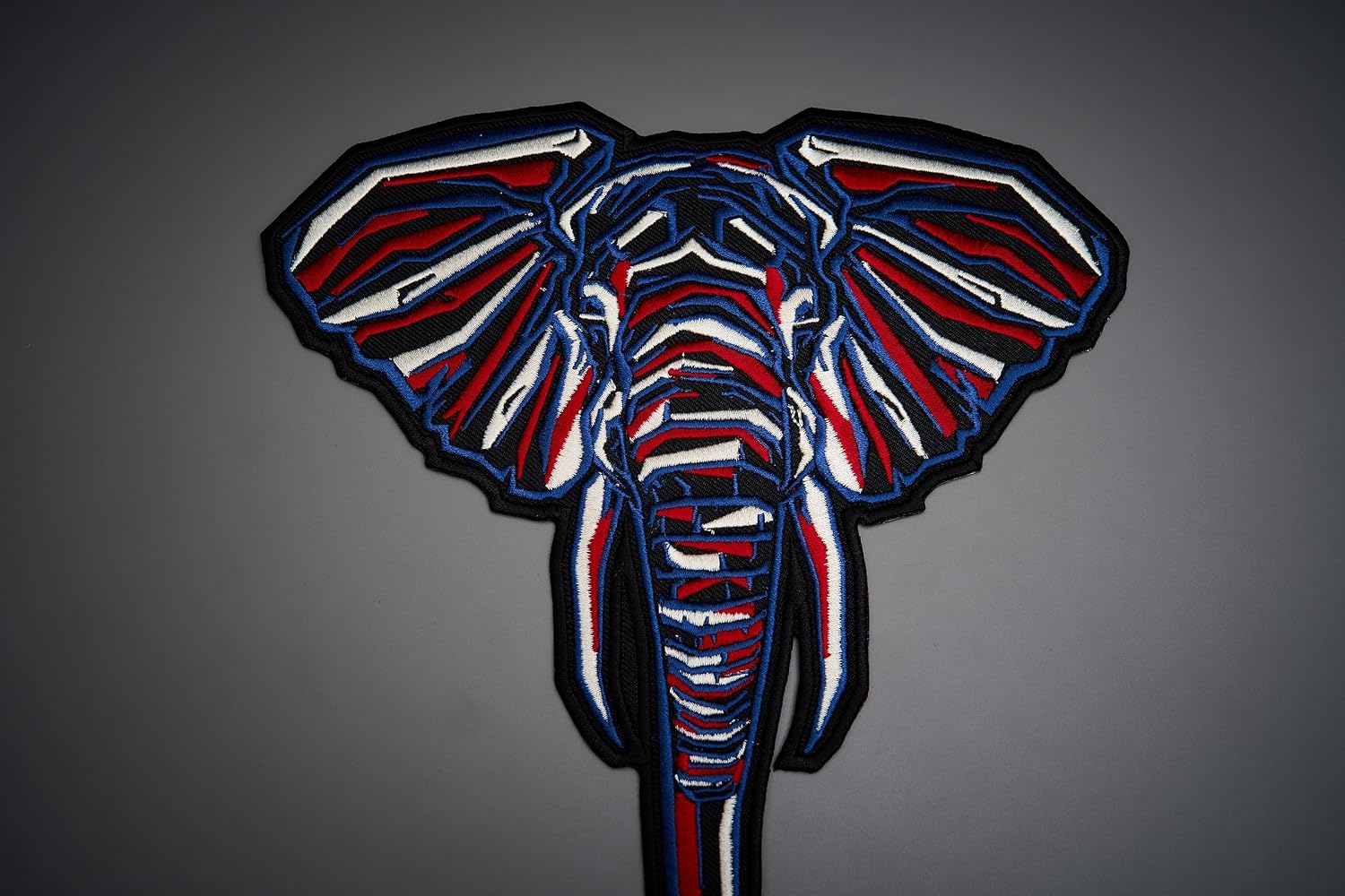 Elephant Iron-On Patch for Jacket/Iron-on/Sew on (Large Patch)