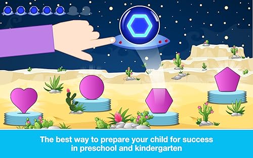 Preschool All In One Learning: Basic Skills Space Learning Adventure A to Z: Learn to Read Letters,
