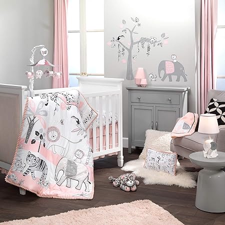 Amazon Com Carter S Carter S Be Brave 3 Piece Crib Bedding Set Navy Light Blue White Baby