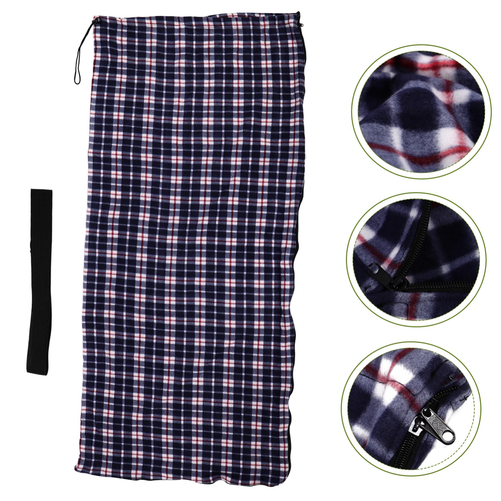 YARNOW Sacco A Pelo per Adulti 180x75cm Leggero E Compatto per Escursionismo Campeggio E Viaggi