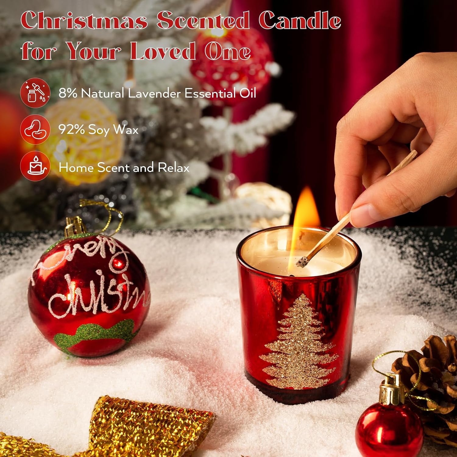 Christmas Gifts for Women-Mom Wife Christmas Gift Ideas-Xmas Gift Baskets-Holiday Relaxing Spa Thinking of You Thank You Set-New Year Gift Box-Unique Gifts for Her Grandma Friends Sister Coworker - Image 4