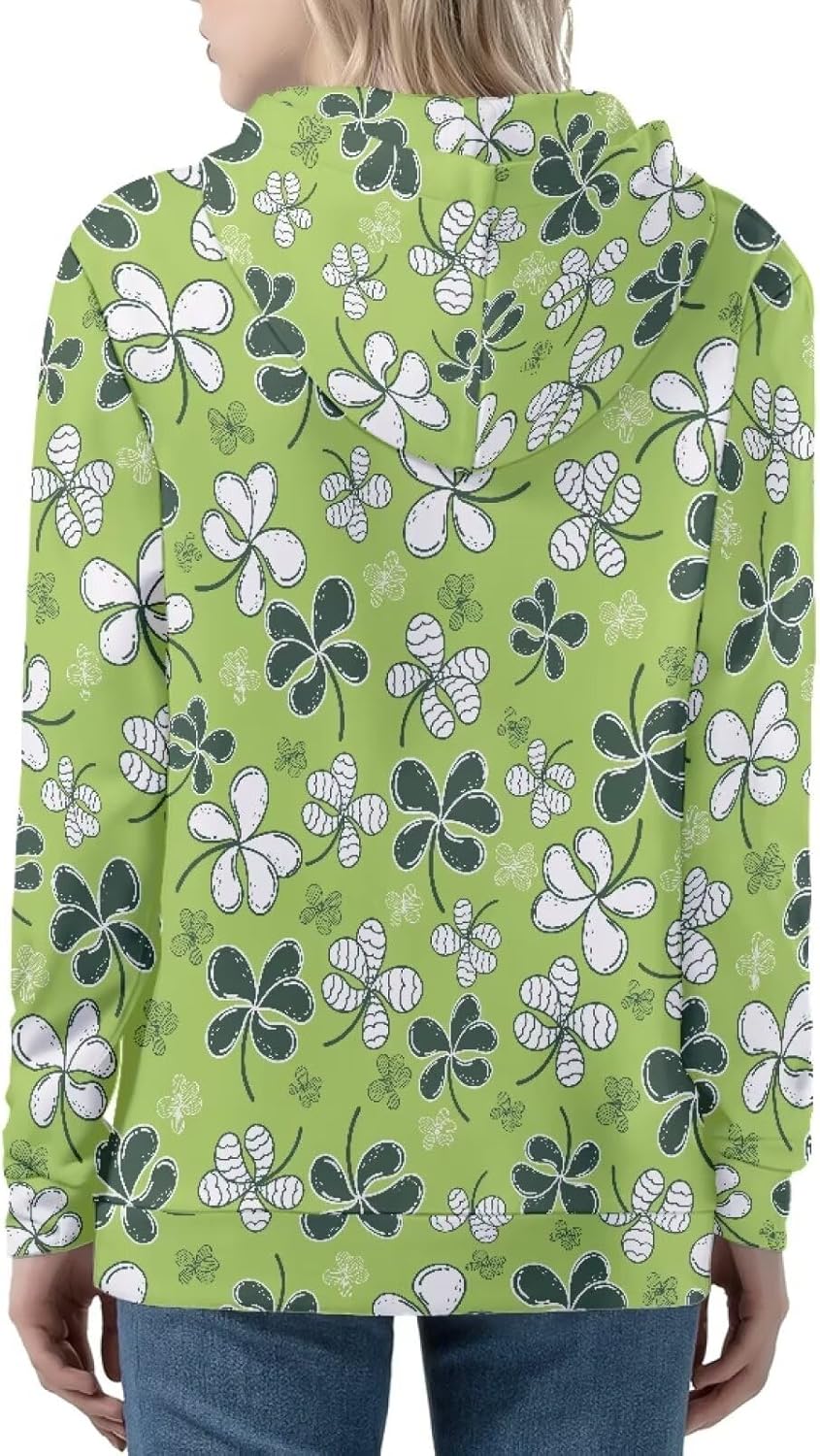 Lightweight Zip-Up Hoodie for Women with Drawstring Hood Long Sleeve Full Zipper Sweatshirts