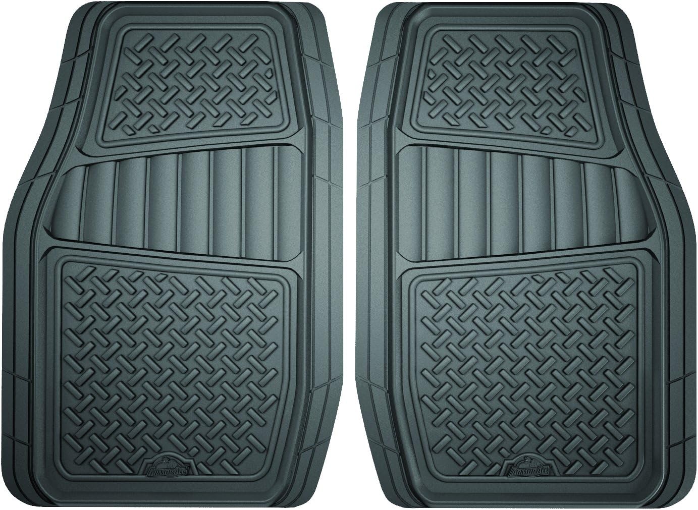 Armor All Custom Accessories 78831 2-Piece Grey All Season Truck/SUV Rubber Floor Mat