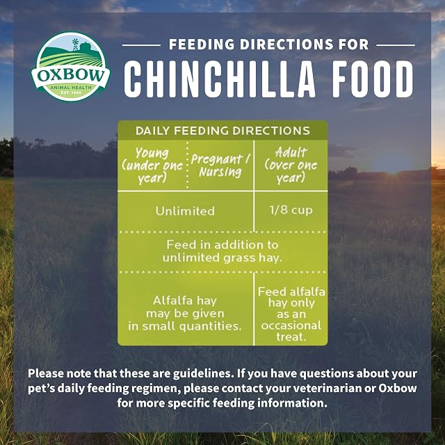 Foto 5 de 6 de Oxbow Animal Health Essentials Deluxe Chinchilla Food, 25 libras de