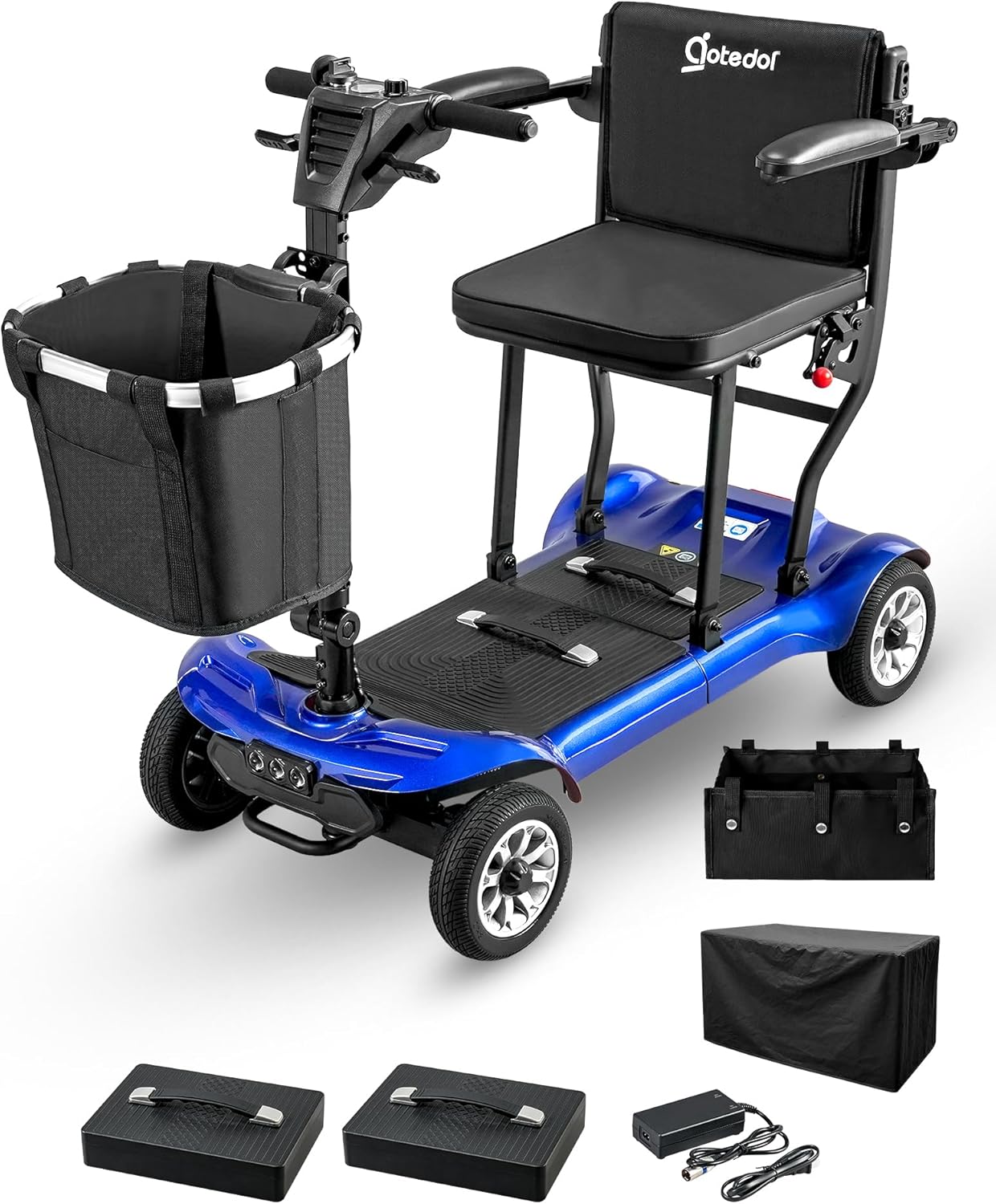 Aotedor 4-Wheel Folding Mobility Scooter