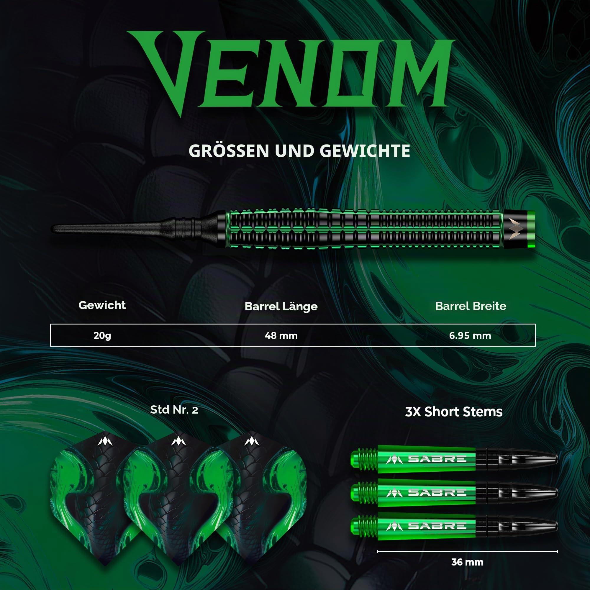 Mission Venom 90% Softdarts