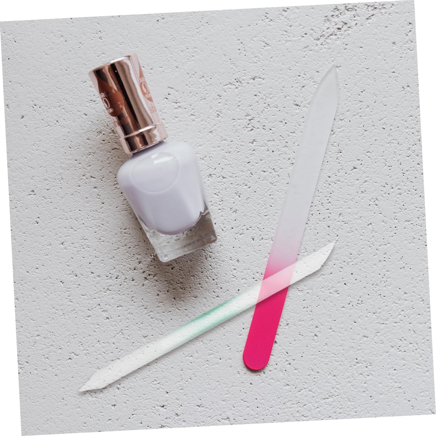 FRCOLOR 12 Stk Nagelfeile mit Doppelkopf nail repair gelnägel set nail accessories Zehennagelfeile Maniküre-Versorgung werkzeug Nagelfeilen aus Glas Nagellackstreifen gefrorenes Glas