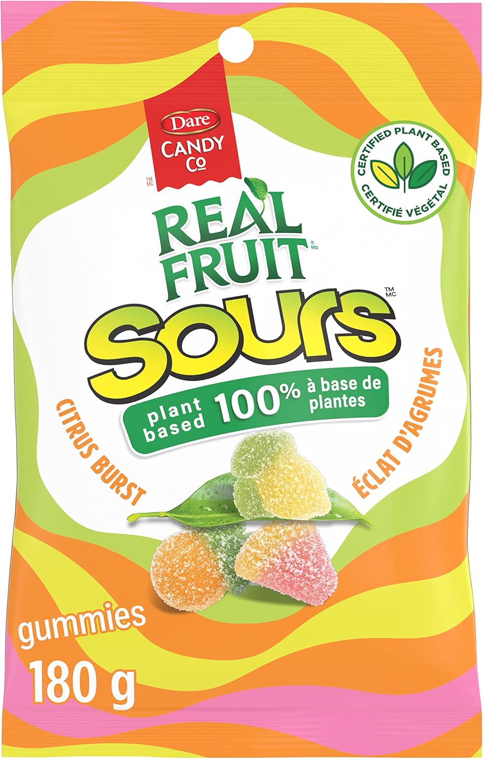 RealFruit Sours, Citrus Burst Lemon Lime, Pink Grapefruit, Orange
