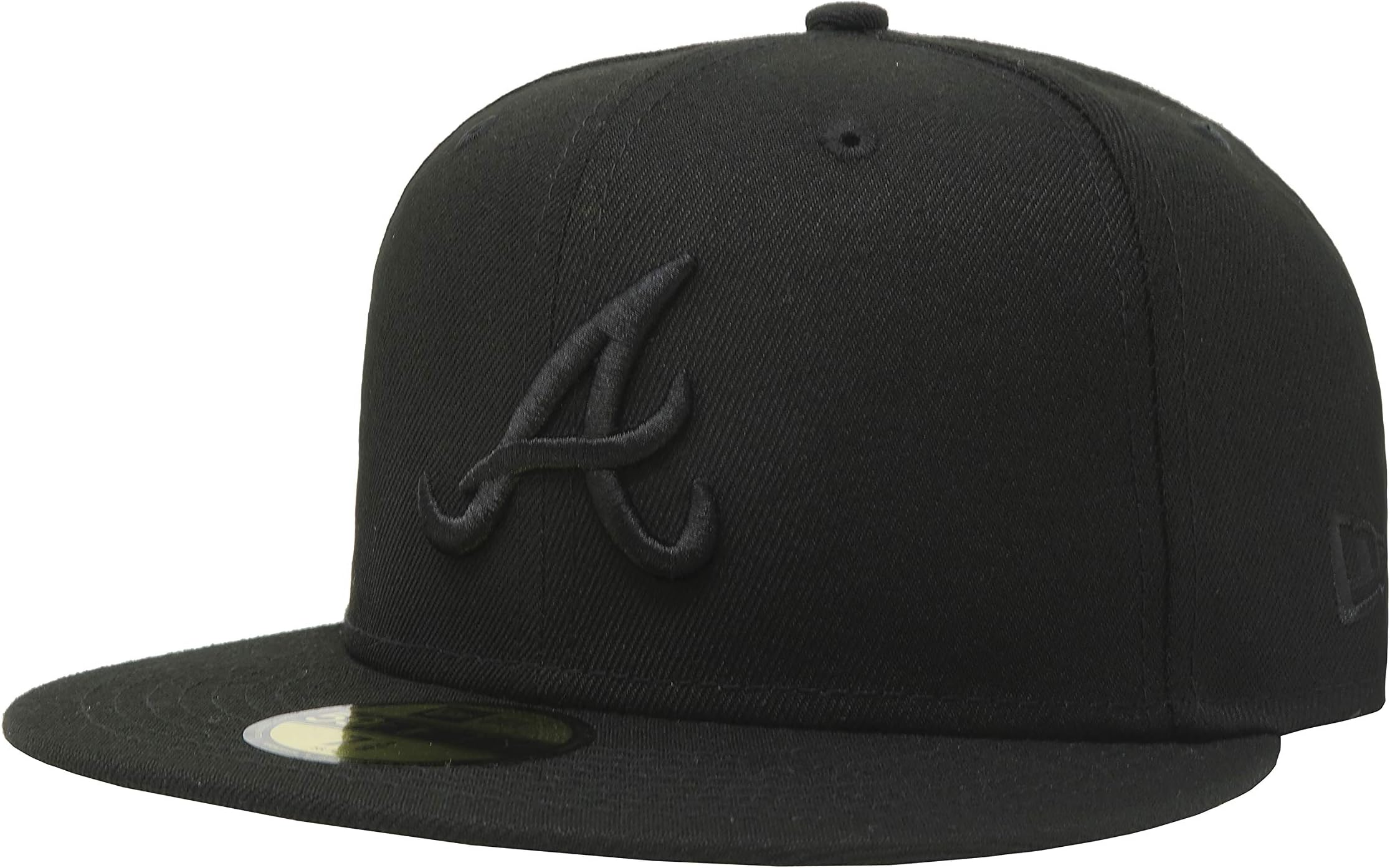 New Era 59Fifty MLB Basic Atlanta Braves Fitted Black Baseball Headwear Cap