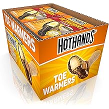 HotHands Toe Warmers - Long Lasting, Odorless, Air Activated - Up to 8 Hours of Heat - 20 Pair