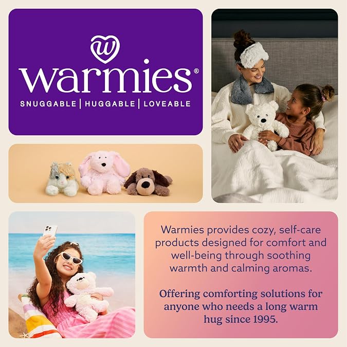 warmies Microwaveable House Slippers for Women, Feet Warmers, Cold Feet