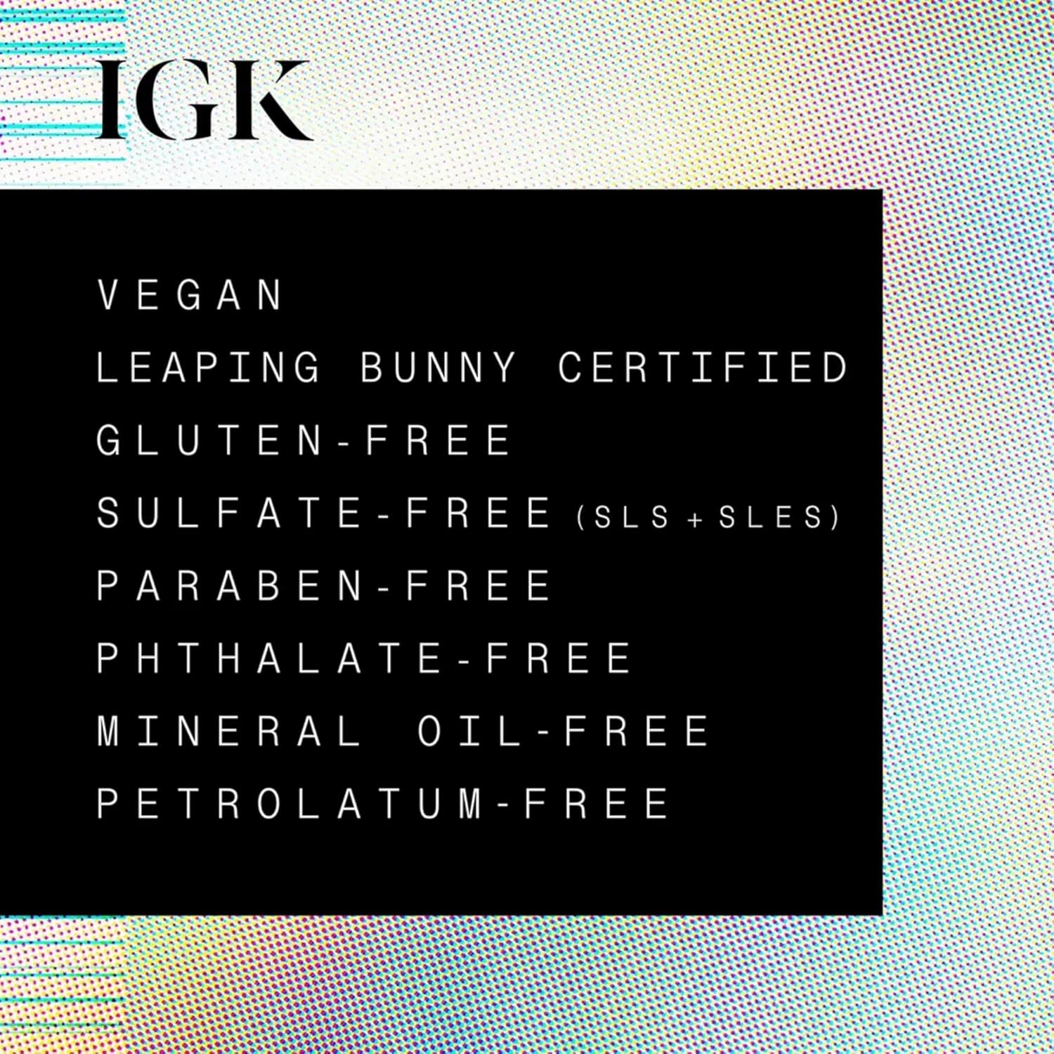 IGK EXPENSIVE Clear Gloss Top Coat | High Shine Gloss Treatment for Soft, Smooth Glass Hair | Revives Color-Treated Hair and Helps Control Frizz | 4.2oz + 1.7oz