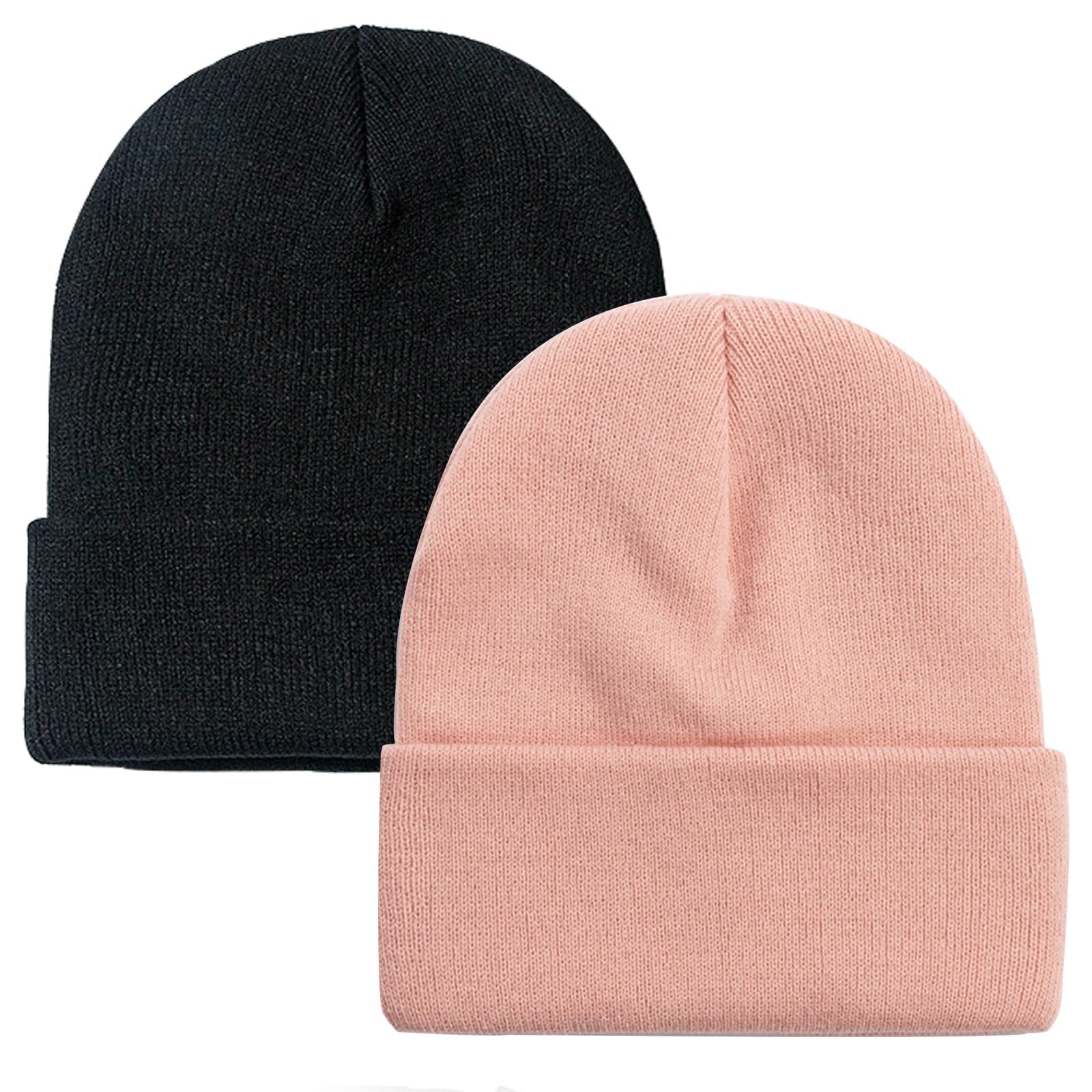 ZOORON Beanie for Men Women Slouchy Winter Beanie Hats Cuffed Skull Caps