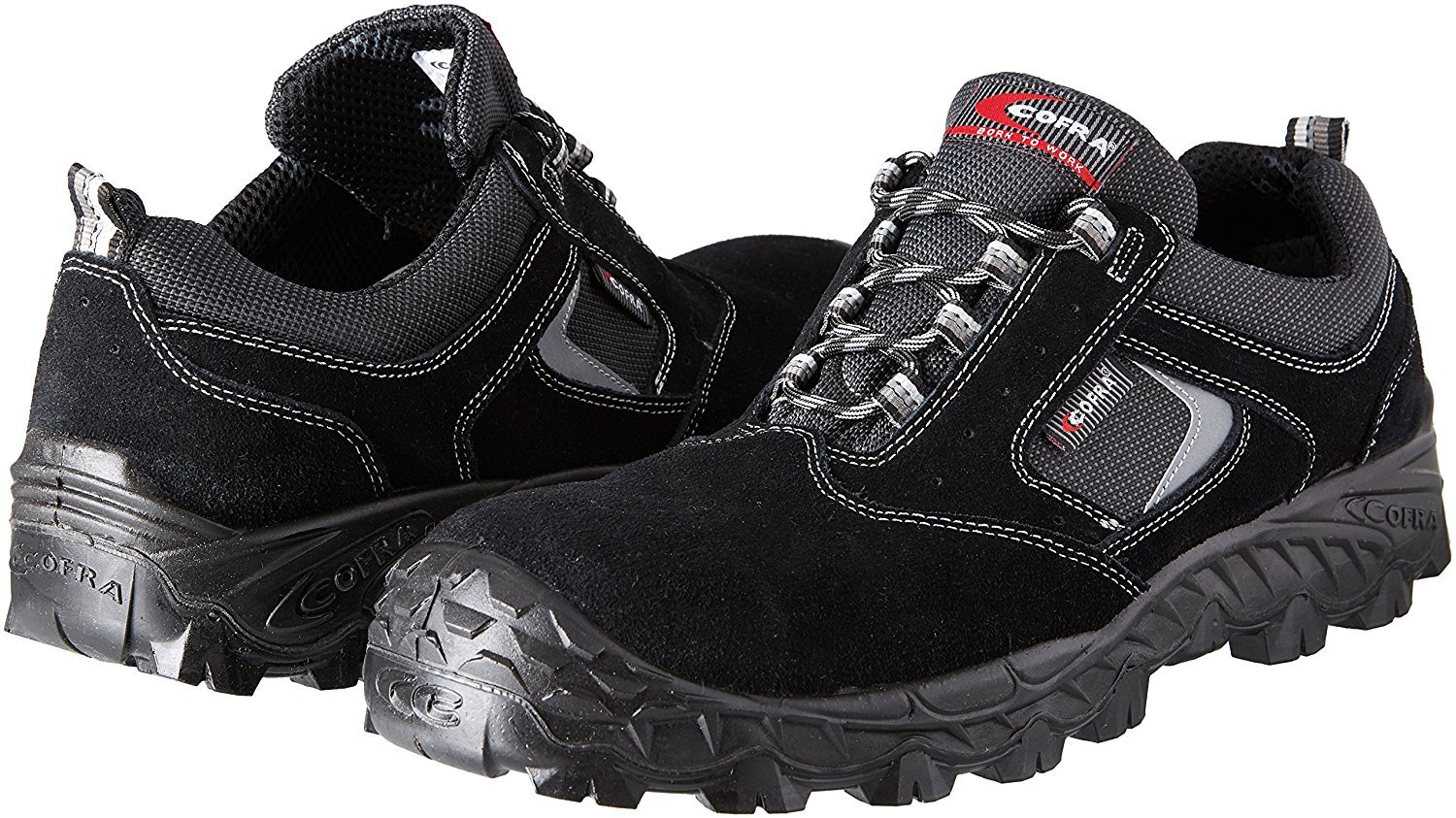 Cofra FW210-000.W42 - Zapatos de Seguridad Suez S1 P SRC, Talla 42 Pulgadas, Color Negro