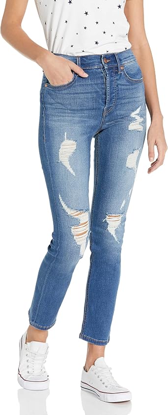Level 99 Women's Ryan High Rise Button 