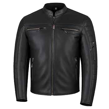 Pherrow’s Black Wool Motorcycle Jacket Pherrow's Black Wool Motorcycle Jacket