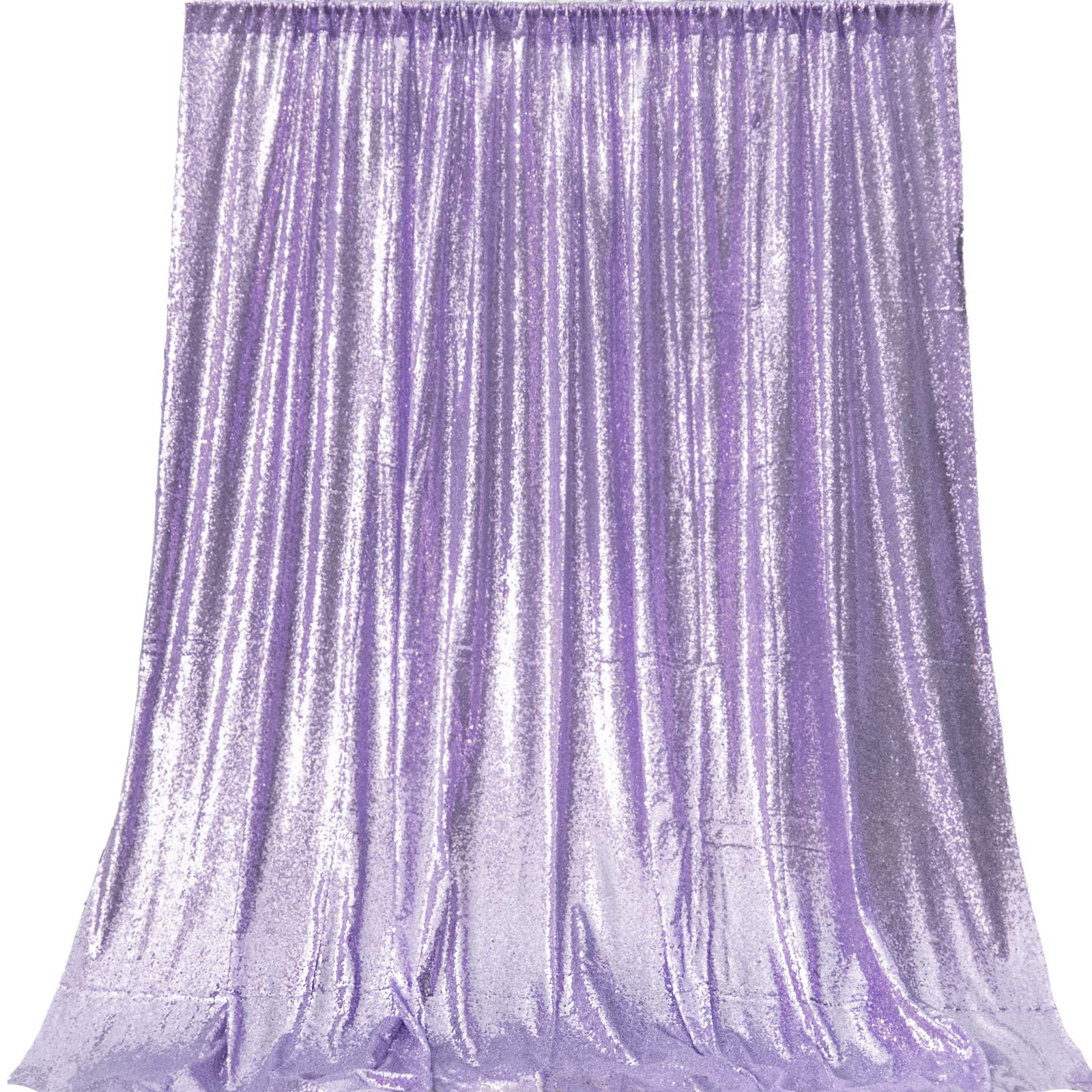 JYFLZQ Lavender Sequin Backdrop Curtains 10ft x 10ft 1 Panel Glitter Photo Booth Backdrops Sparkly Photography Background Drapes for Parties Wedding Bridal Showers