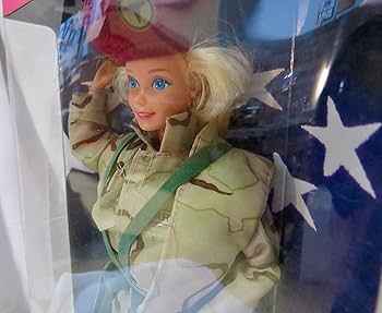 Army Barbie 1992 & Barbie Bazaar ドールスタンド Army Barbie 1992 & Barbie Bazaar ドールスタンド